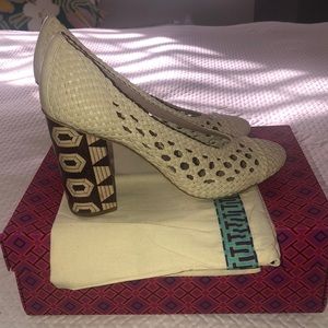 Tory Burch Woven Pumps